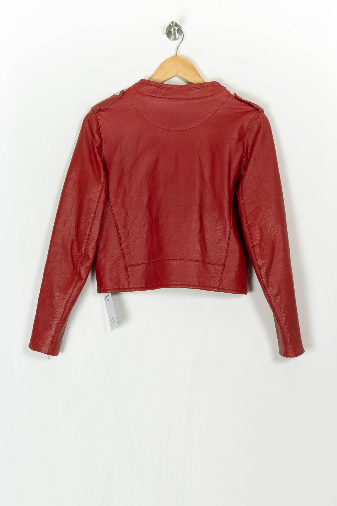 Perfecto Rouge - Taille L/40 de la marque Maje | PARAD122410 - Vendu par Paradigme - Image 5