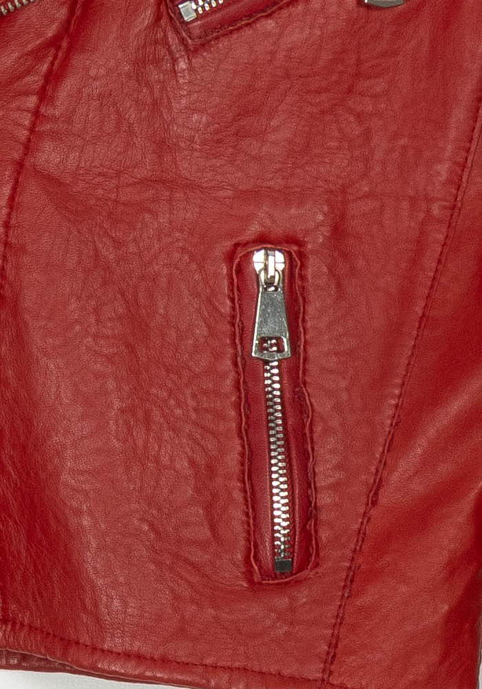 Perfecto Rouge - Taille L/40 de la marque Maje | PARAD122410 - Vendu par Paradigme - Image 3
