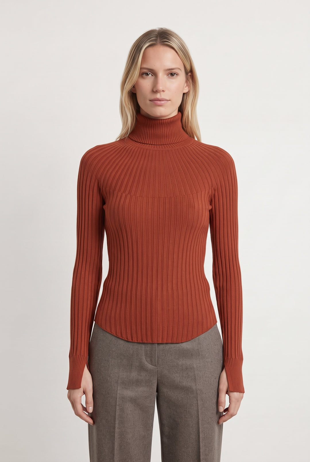 Pull Col Roulé Orange - Taille XS/34 de la marque Comptoir des Cotonniers | PARAD122411 - Vendu par Paradigme - Image 1