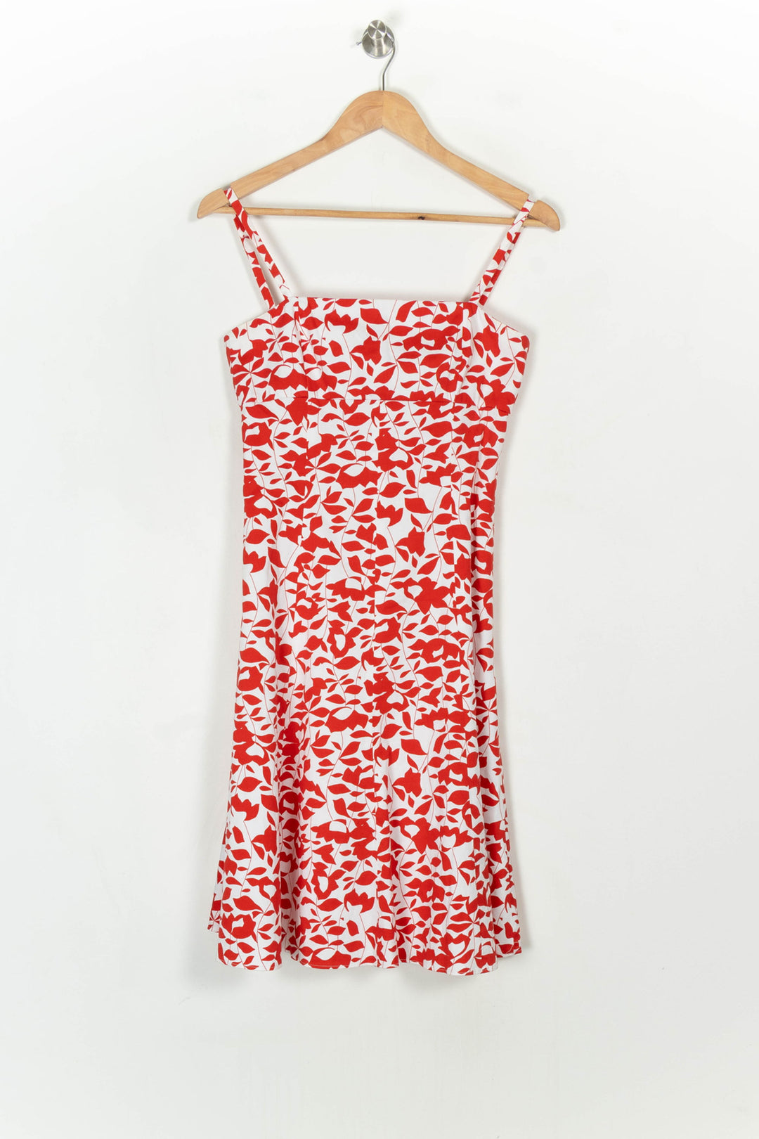 Robe Évasée Blanche et Rouge - Taille S/36 de la marque Maison 123 | PARAD122414 - Vendu par Paradigme - Image 2
