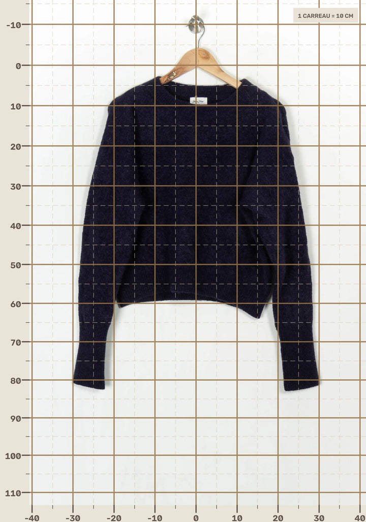 Pull Violet - Taille S/36 de la marque American Vintage | PARAD122416 - Vendu par Paradigme - Image 4