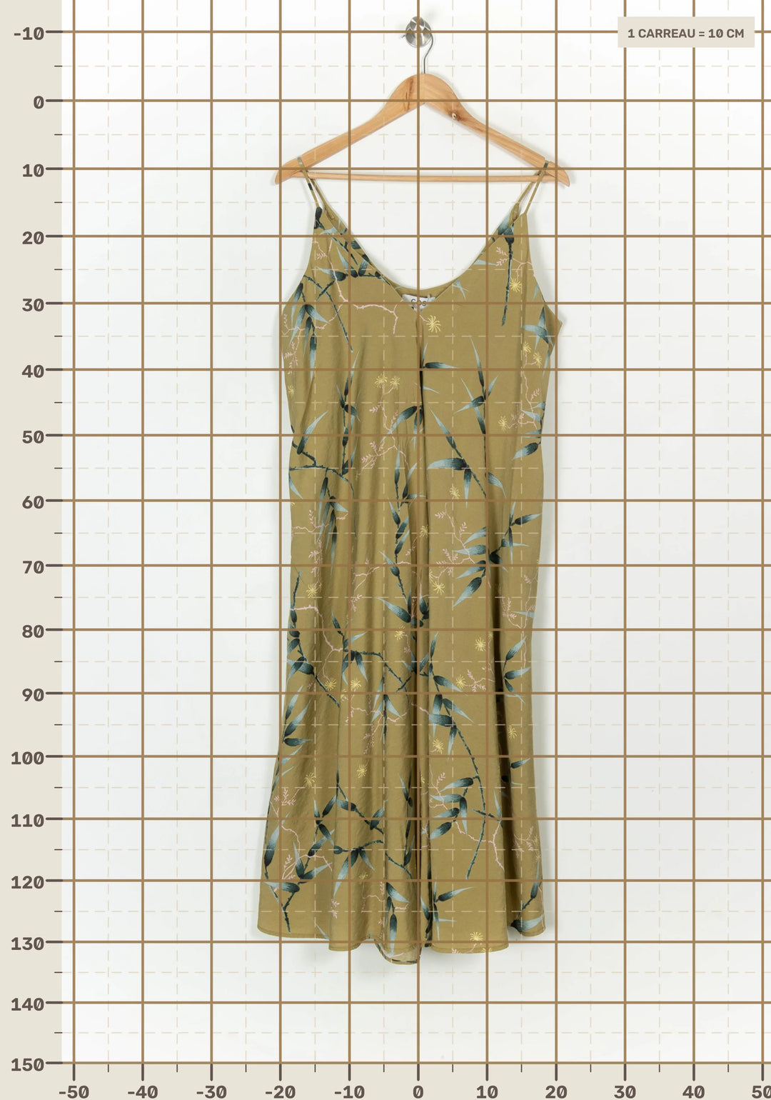 Robe Longue Kaki et Vert - Taille L/40 de la marque COS | PARAD122419 - Vendu par Paradigme - Image 4