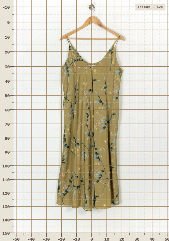 Robe Longue Kaki et Vert - Taille L/40 de la marque COS | PARAD122419 - Vendu par Paradigme - Image 4