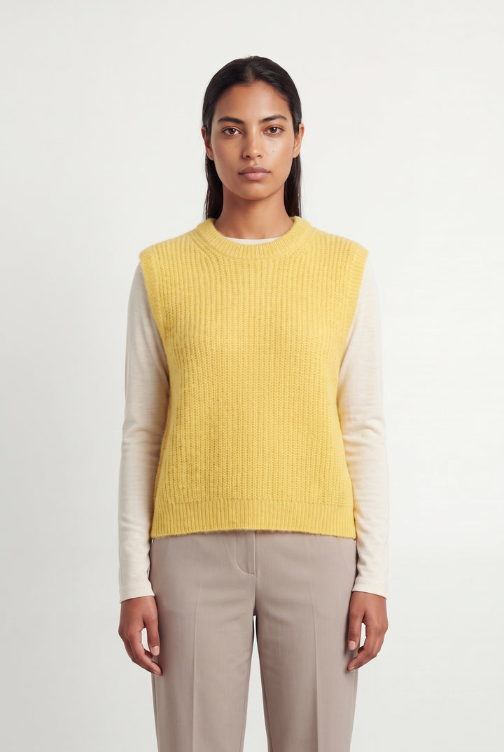 Débardeur Jaune - Taille L/40 de la marque La Redoute Collections | PARAD122420 - Vendu par Paradigme - Image 1