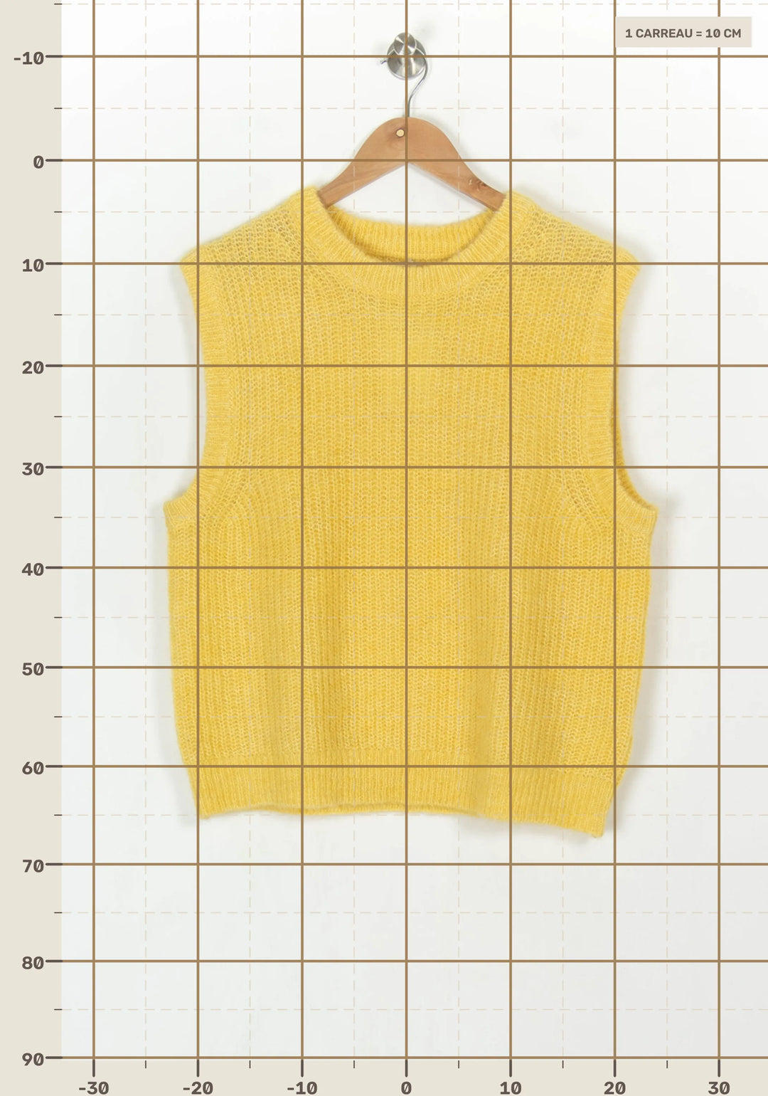 Débardeur Jaune - Taille L/40 de la marque La Redoute Collections | PARAD122420 - Vendu par Paradigme - Image 4