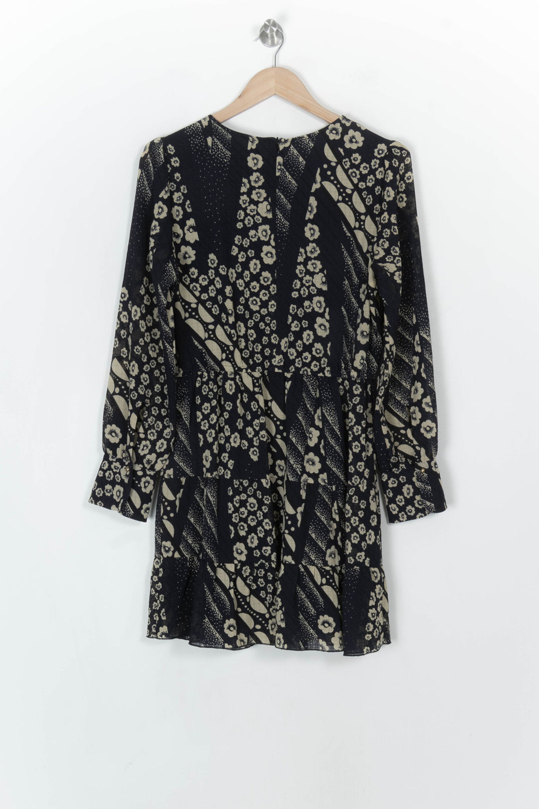 Robe Courte Noire et Beige - Taille M/38 de la marque ba&amp;sh | PARAD122421 - Vendu par Paradigme - Image 5