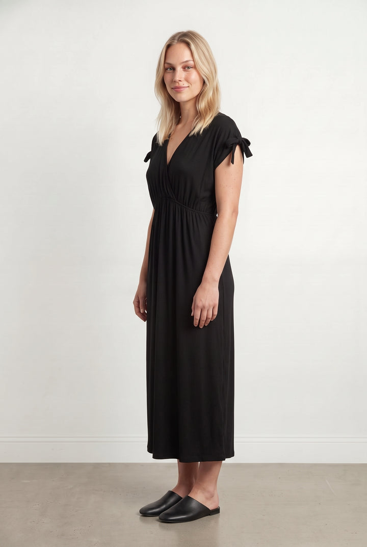 Robe Longue Noire - Taille L/40 de la marque La Fée Maraboutée | PARAD122425 - Vendu par Paradigme - Image 1