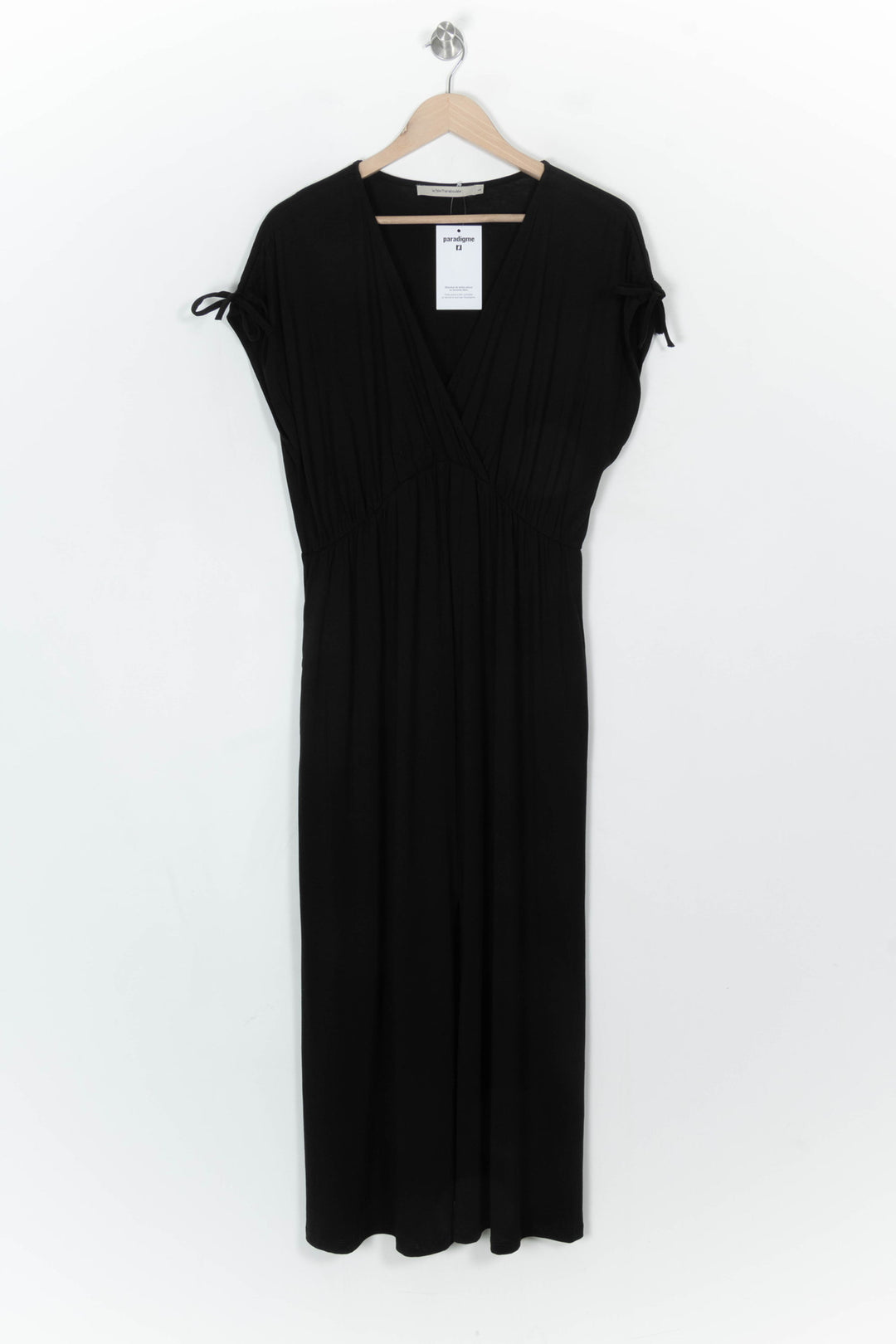 Robe Longue Noire - Taille L/40 de la marque La Fée Maraboutée | PARAD122425 - Vendu par Paradigme - Image 2