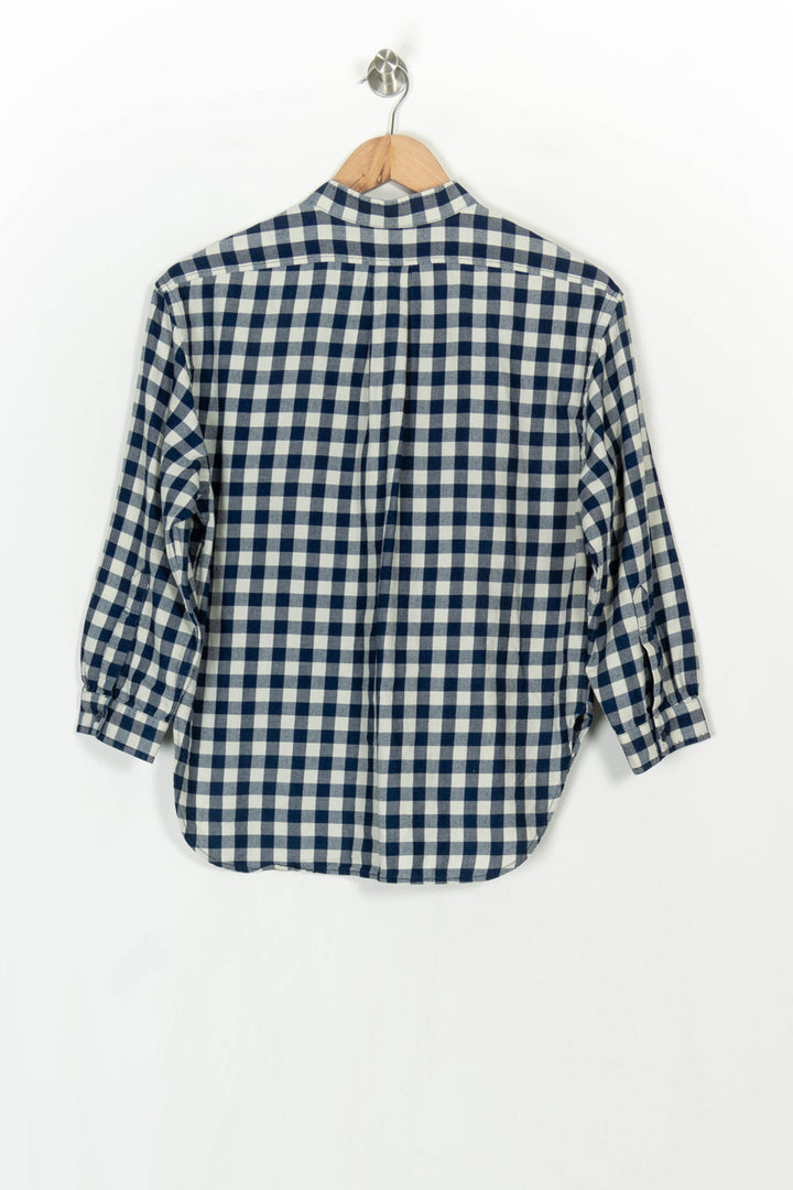 Chemise à Carreaux Bleue et Blanche - Taille XS/34 de la marque Comptoir des Cotonniers | PARAD122426 - Vendu par Paradigme - Image 5