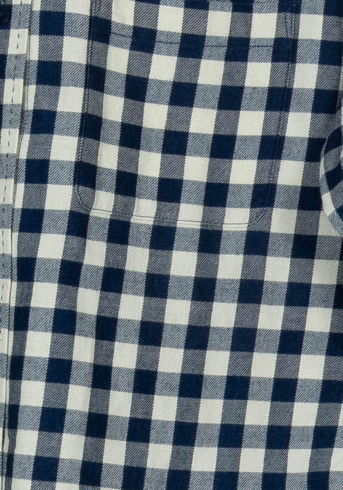 Chemise à Carreaux Bleue et Blanche - Taille XS/34 de la marque Comptoir des Cotonniers | PARAD122426 - Vendu par Paradigme - Image 3