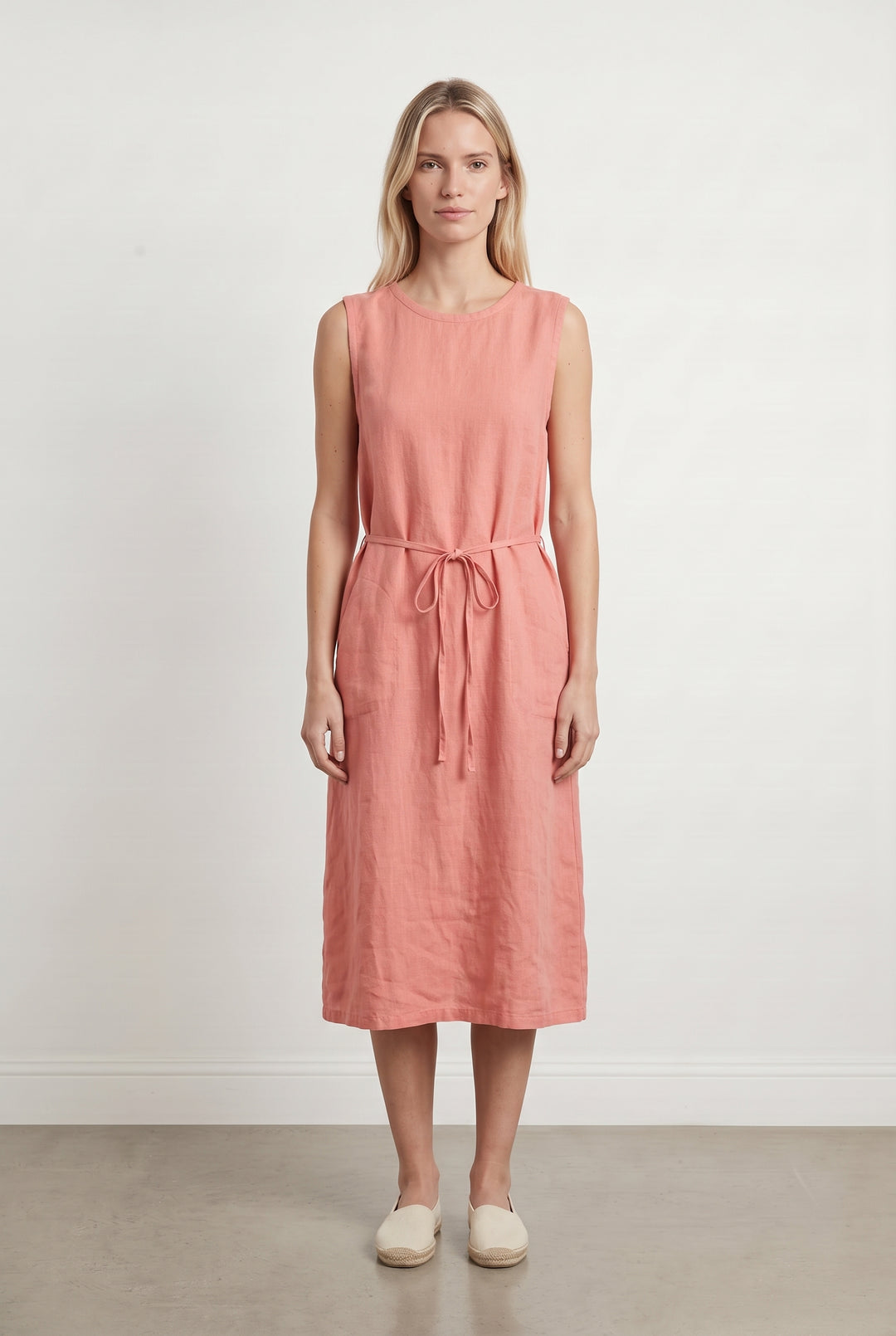 Robe Sans Manches Rose - Taille S/36 de la marque American Vintage | PARAD122428 - Vendu par Paradigme - Image 1