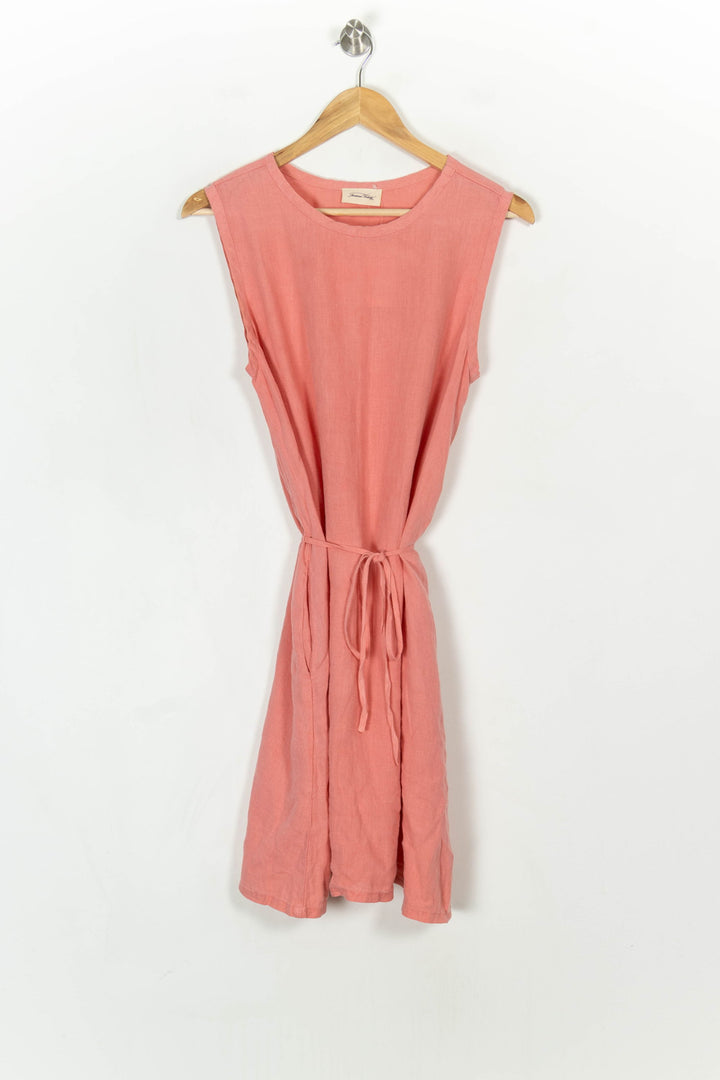 Robe Sans Manches Rose - Taille S/36 de la marque American Vintage | PARAD122428 - Vendu par Paradigme - Image 2