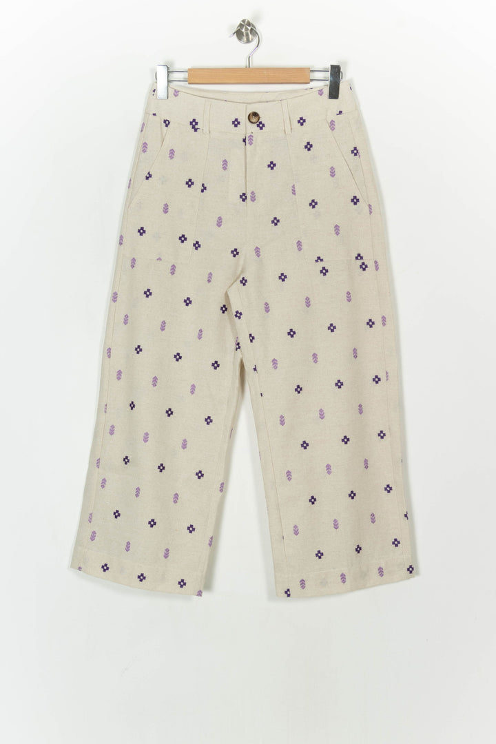 Pantalon Beige et Violet - Taille L/40 de la marque Grace &amp; Mila | PARAD122436 - Vendu par Paradigme - Image 2