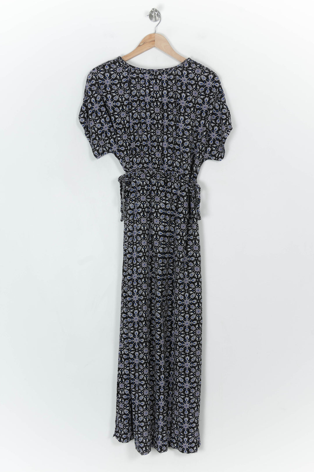 Robe Longue Noire et Bleue - Taille M/38 de la marque La Fée Maraboutée | PARAD122439 - Vendu par Paradigme - Image 5