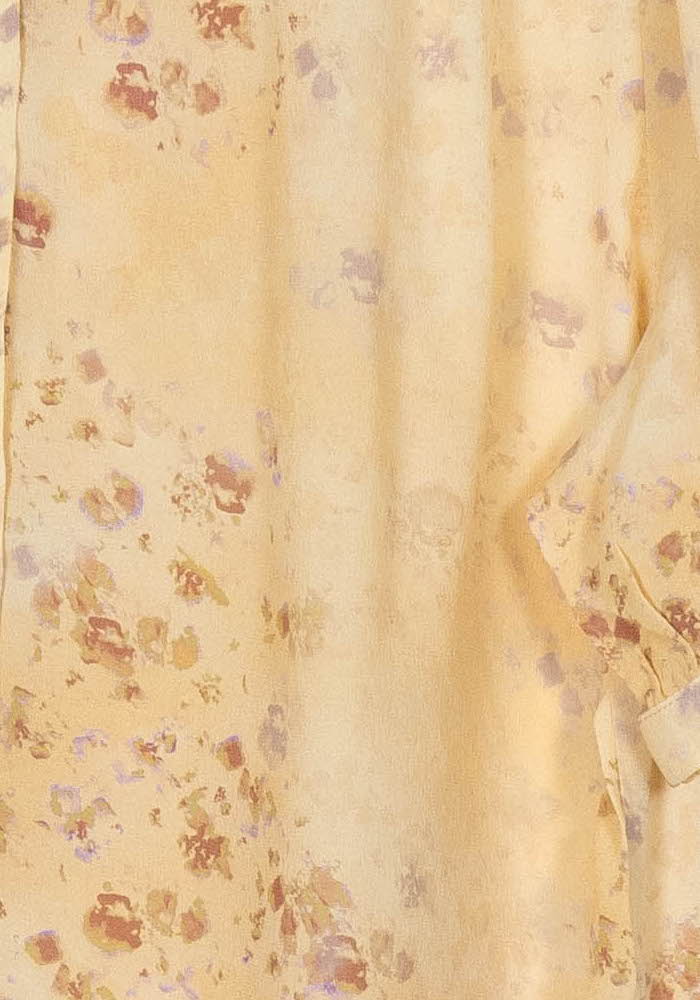 Blouse Fleurie Jaune et Rose - Taille L/40 de la marque ba&amp;sh | PARAD122441 - Vendu par Paradigme - Image 3