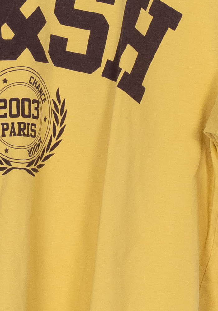 Tee-shirt Jaune et Marron - Taille L/40 de la marque ba&amp;sh | PARAD122445 - Vendu par Paradigme - Image 3