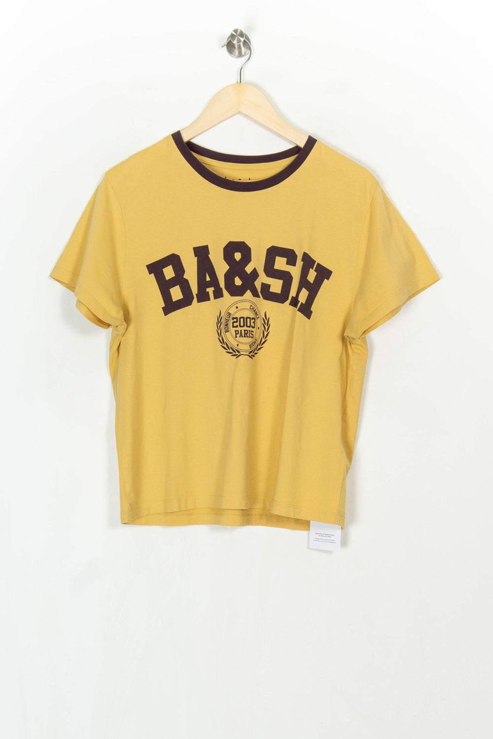 Tee-shirt Jaune et Marron - Taille L/40 de la marque ba&sh | PARAD122445 - Vendu par Paradigme - Image 2