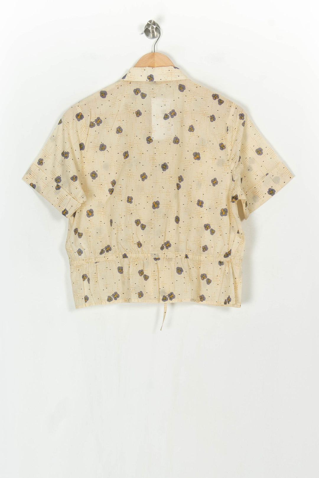 Chemise Beige et Violette - Taille L/40 de la marque Sessùn | PARAD122446 - Vendu par Paradigme - Image 5
