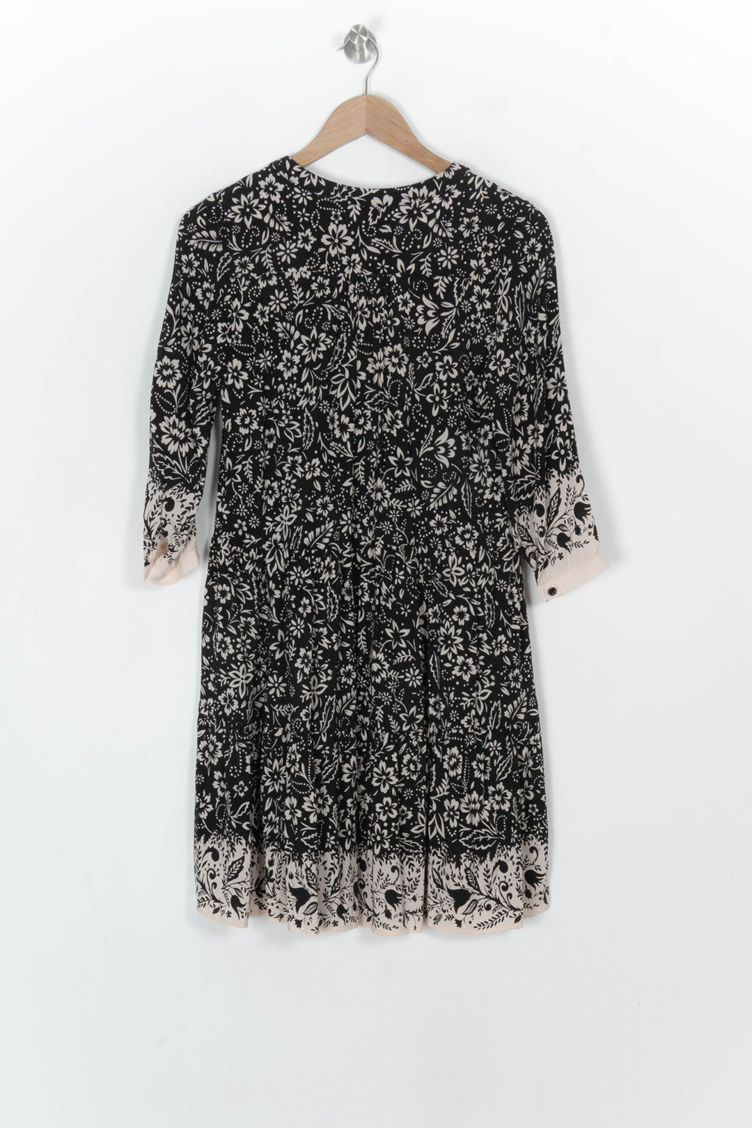 Robe Courte Noire et Beige - Taille S/36 de la marque Gerard Darel | PARAD122454 - Vendu par Paradigme - Image 5