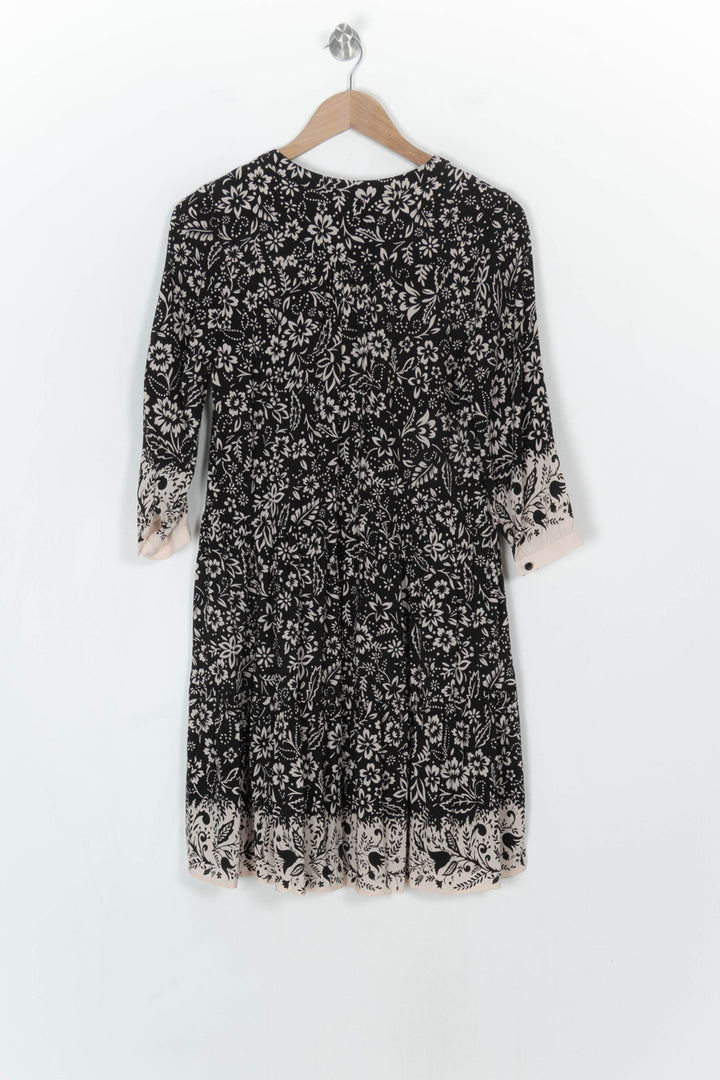 Robe Courte Noire et Beige - Taille S/36 de la marque Gerard Darel | PARAD122454 - Vendu par Paradigme - Image 5