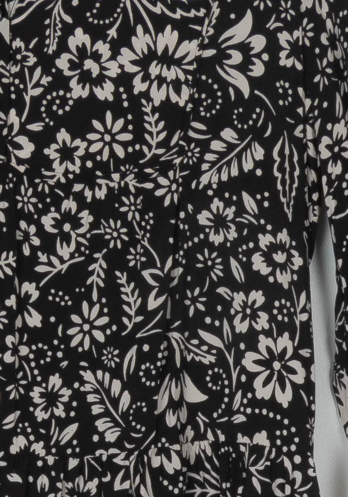 Robe Courte Noire et Beige - Taille S/36 de la marque Gerard Darel | PARAD122454 - Vendu par Paradigme - Image 3