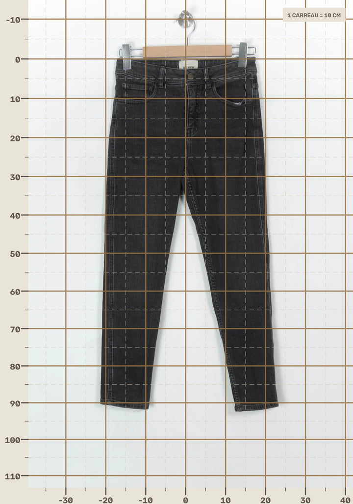 Jean Gris - Taille M/38 de la marque Sézane | PARAD122455 - Vendu par Paradigme - Image 4