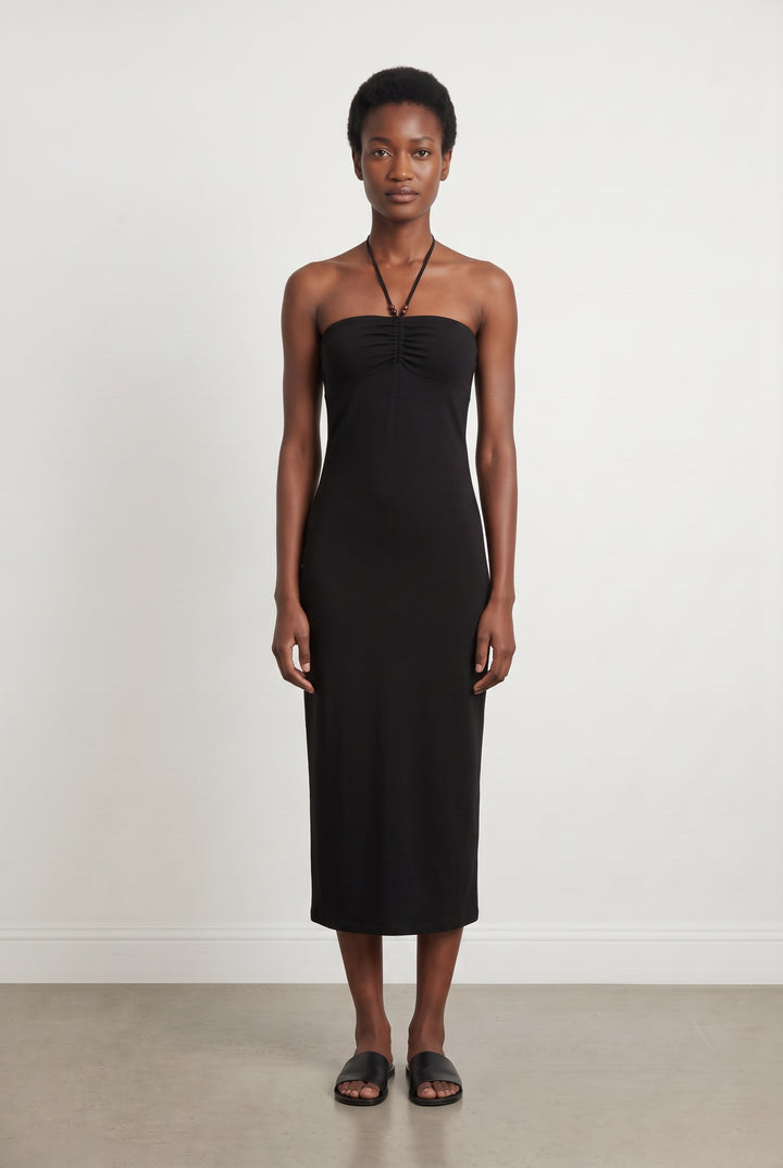 Robe Midi Bustier Noire - Taille M/38 de la marque Sézane | PARAD122458 - Vendu par Paradigme - Image 1