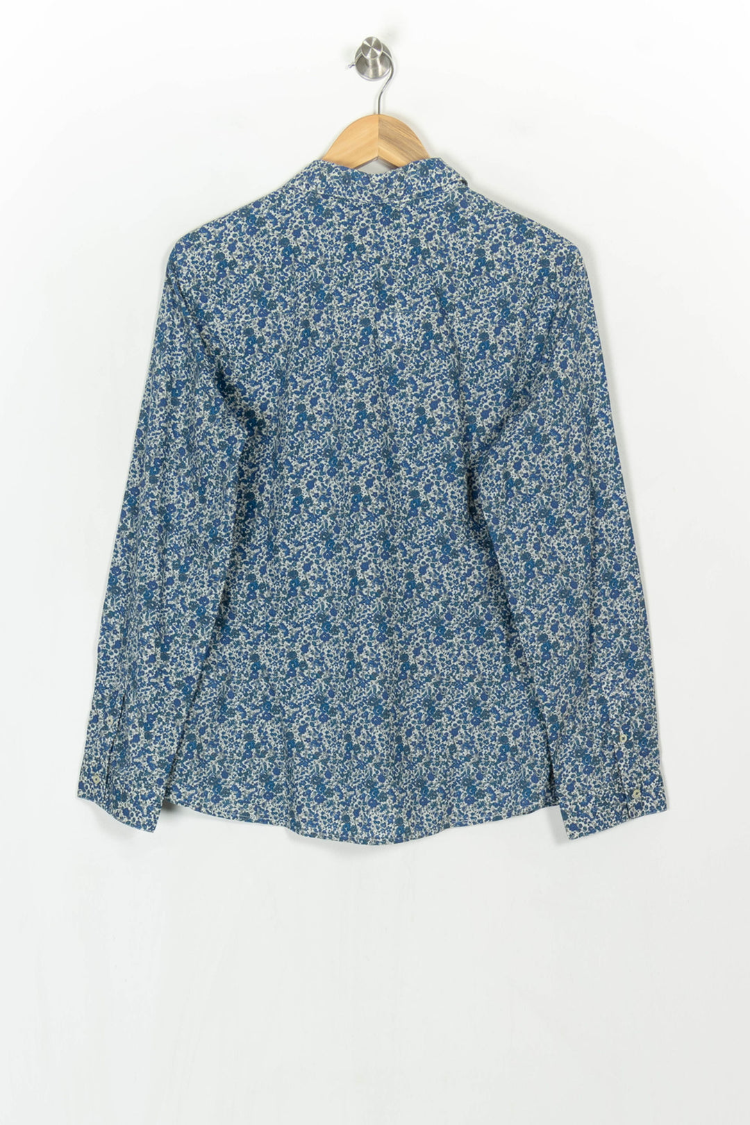 Chemise Fleurie Bleue et Blanche - Taille XXL/44 de la marque Caroll | PARAD122461 - Vendu par Paradigme - Image 5