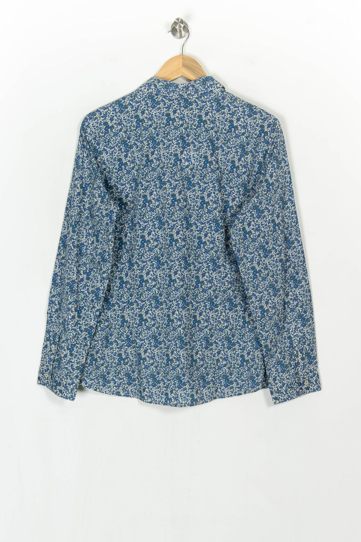 Chemise Fleurie Bleue et Blanche - Taille XXL/44 de la marque Caroll | PARAD122461 - Vendu par Paradigme - Image 5