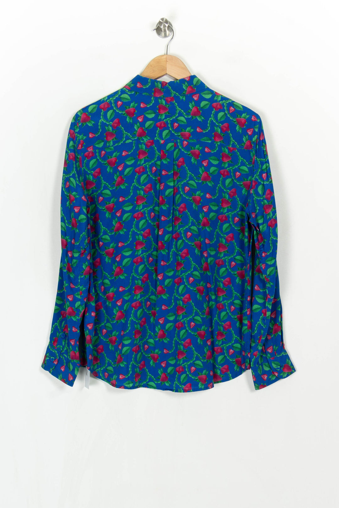 Chemise Fleurie Bleue et Verte - Taille XL/42 de la marque Soi Paris | PARAD122462 - Vendu par Paradigme - Image 5