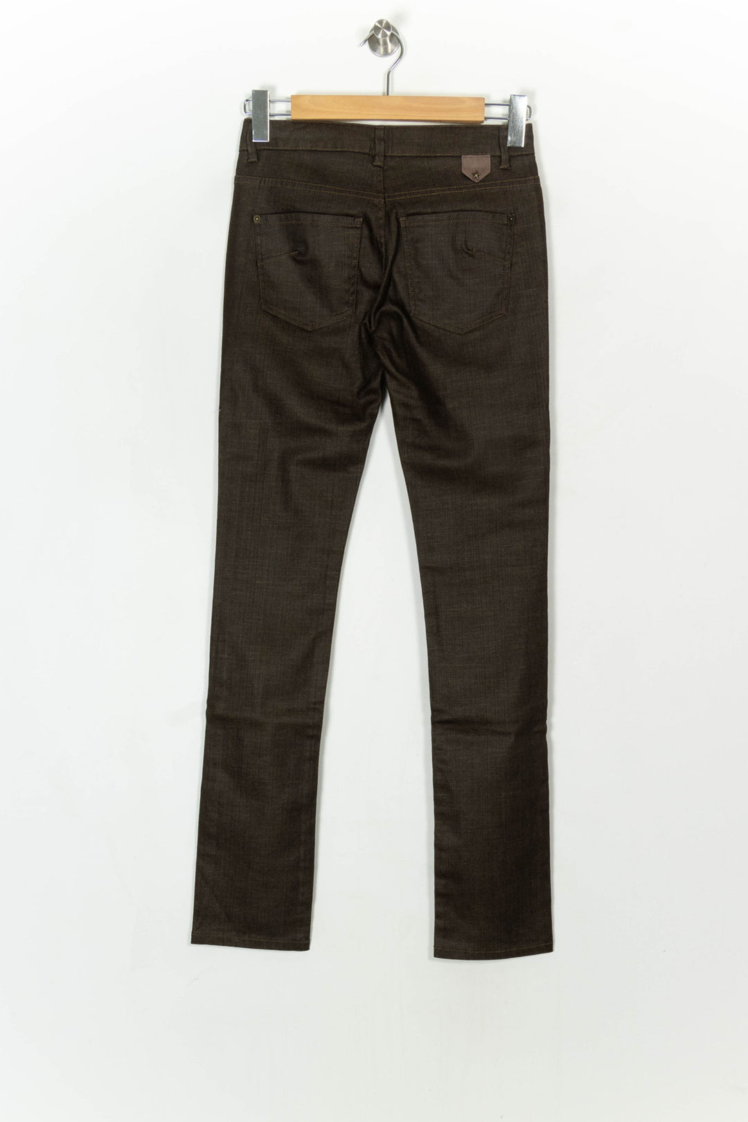 Jean Marron - Taille S/36 de la marque IKKS | PARAD122464 - Vendu par Paradigme - Image 5