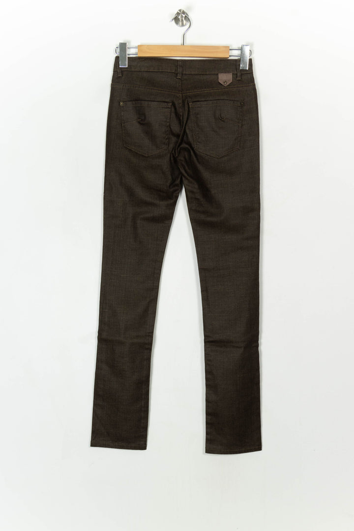 Jean Marron - Taille S/36 de la marque IKKS | PARAD122464 - Vendu par Paradigme - Image 5