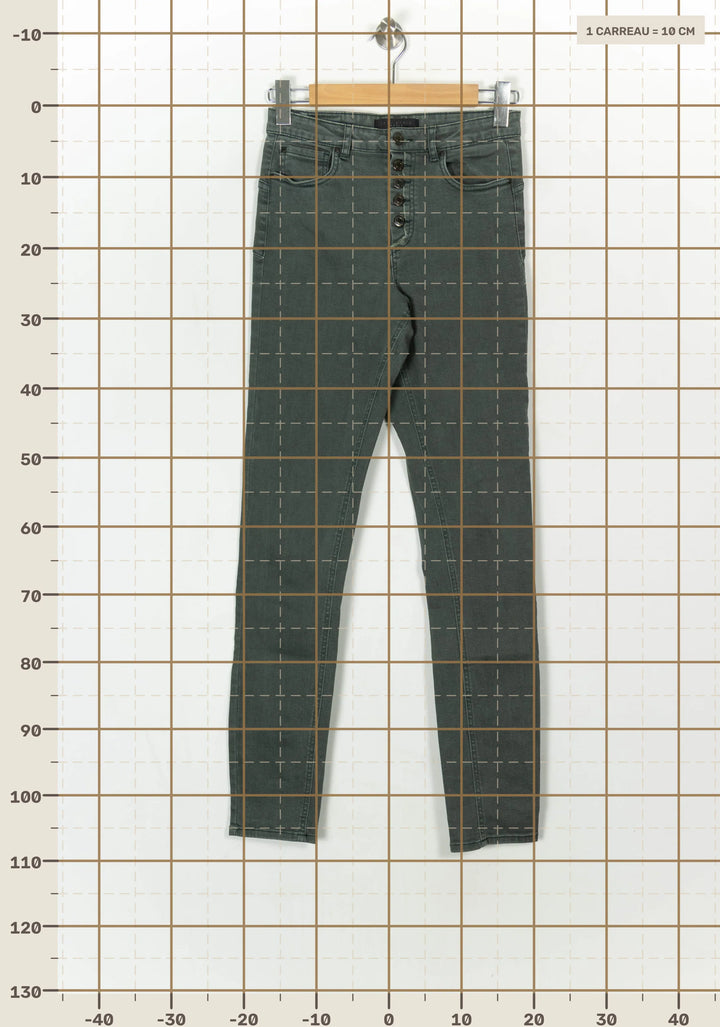 Jean Vert - Taille M/38 de la marque IKKS | PARAD122466 - Vendu par Paradigme - Image 4