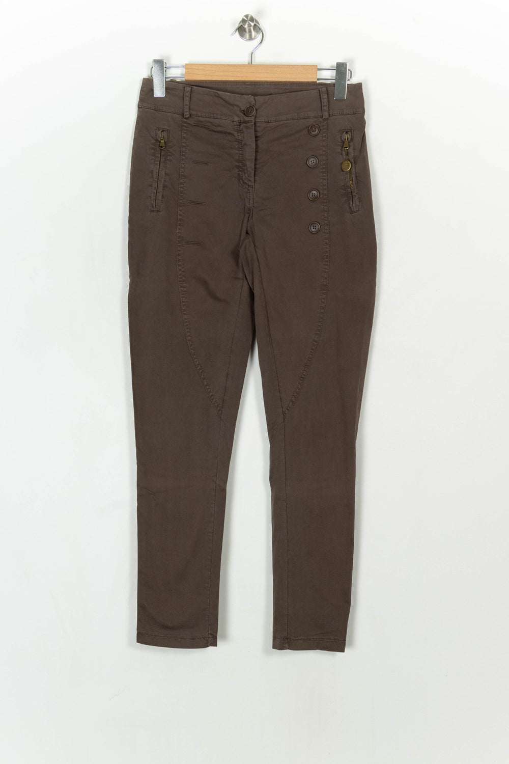 Pantalon Marron - Taille S/36 de la marque La Fée Maraboutée | PARAD122467 - Vendu par Paradigme - Image 2