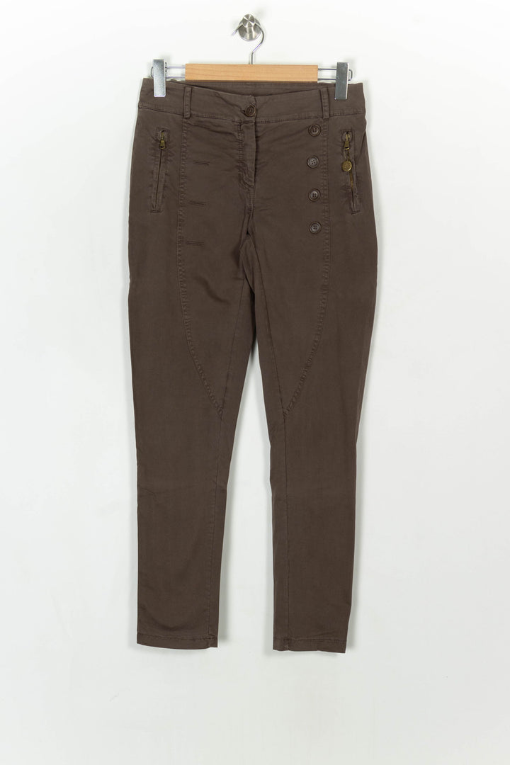 Pantalon Marron - Taille S/36 de la marque La Fée Maraboutée | PARAD122467 - Vendu par Paradigme - Image 2