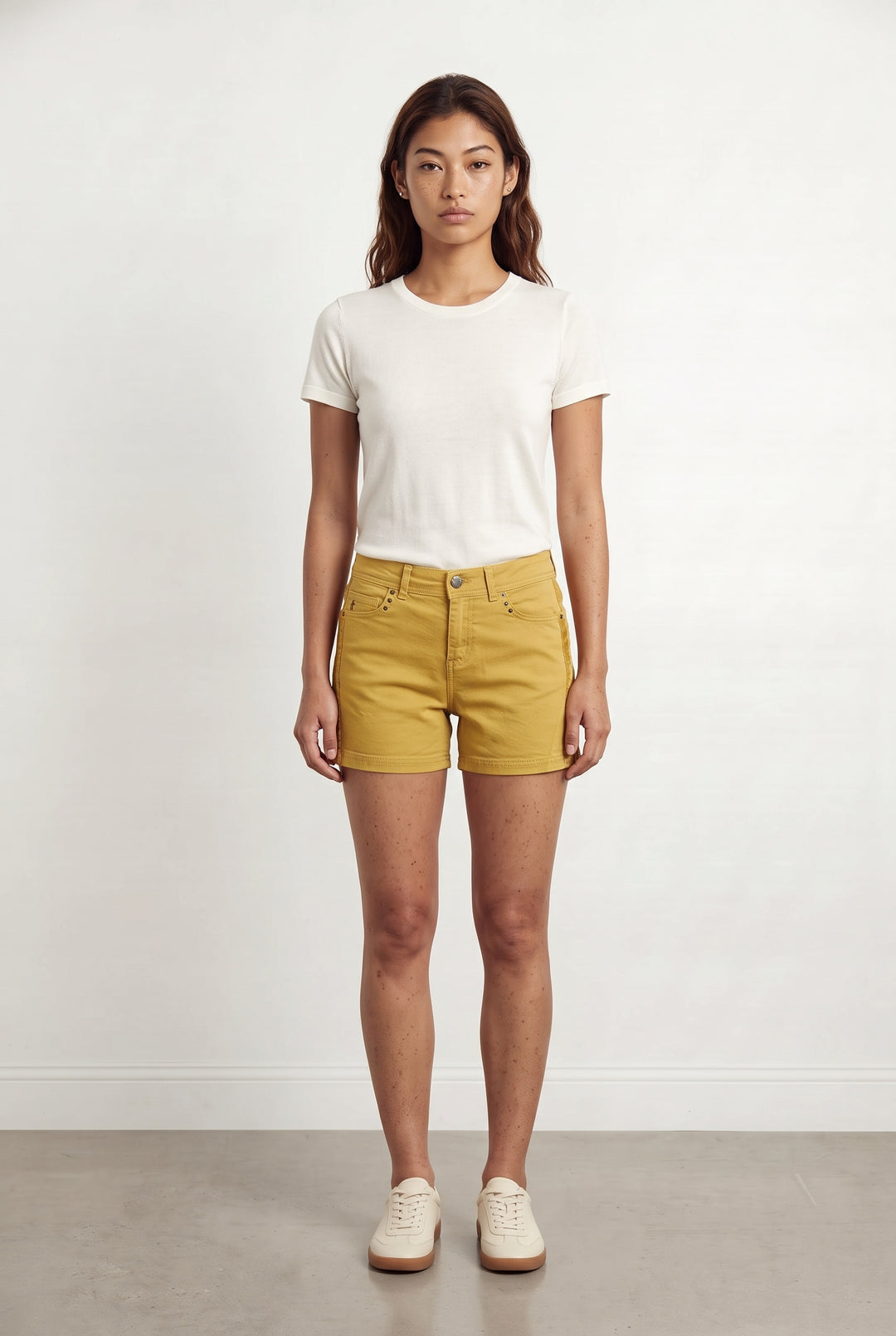 Short Jaune - Taille S/36 de la marque I.Code | PARAD122469 - Vendu par Paradigme - Image 1