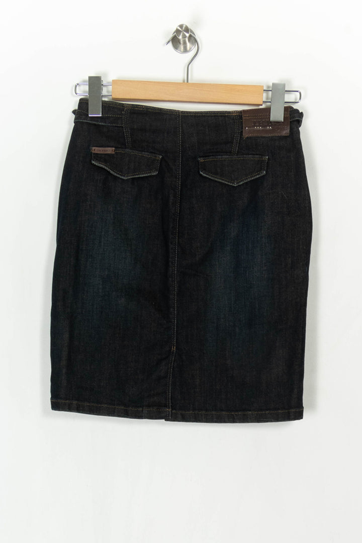 Jupe Crayon Bleue - Taille S/36 de la marque IKKS | PARAD122470 - Vendu par Paradigme - Image 5