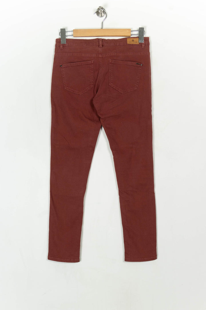 Pantalon Bordeaux - Taille M/38 de la marque IKKS | PARAD122471 - Vendu par Paradigme - Image 5