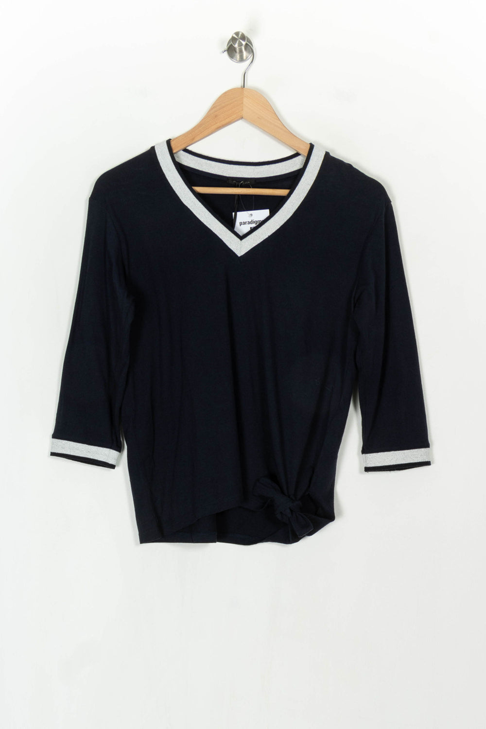 Tee-shirt Bleu et Blanc - Taille M/38 de la marque IKKS | PARAD122472 - Vendu par Paradigme - Image 2
