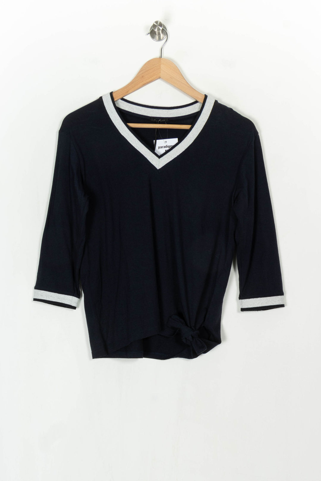 Tee-shirt Bleu et Blanc - Taille M/38 de la marque IKKS | PARAD122472 - Vendu par Paradigme - Image 2