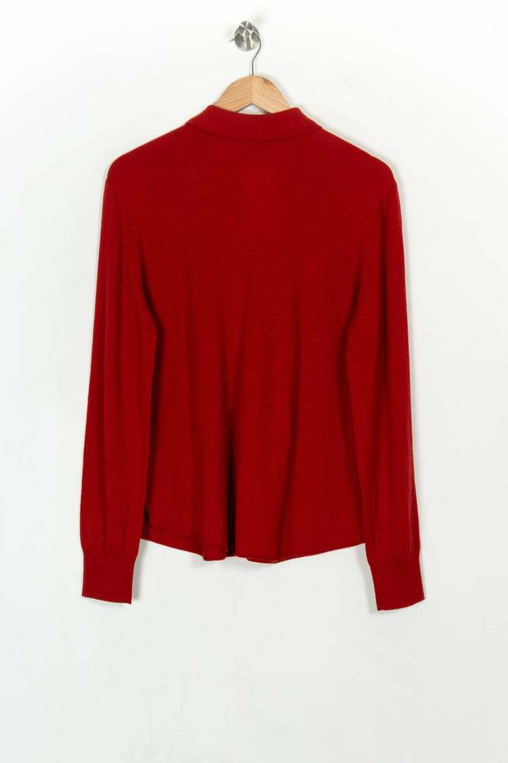 Cardigan Rouge - Taille L/40 de la marque Caroll | PARAD122473 - Vendu par Paradigme - Image 5