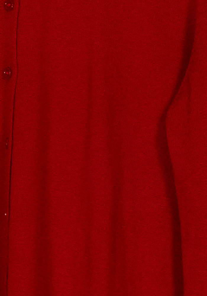 Cardigan Rouge - Taille L/40 de la marque Caroll | PARAD122473 - Vendu par Paradigme - Image 3