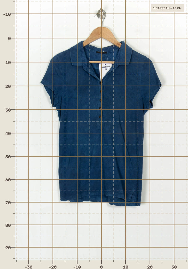 Polo Bleu - Taille XL/42 de la marque IKKS | PARAD122474 - Vendu par Paradigme - Image 4