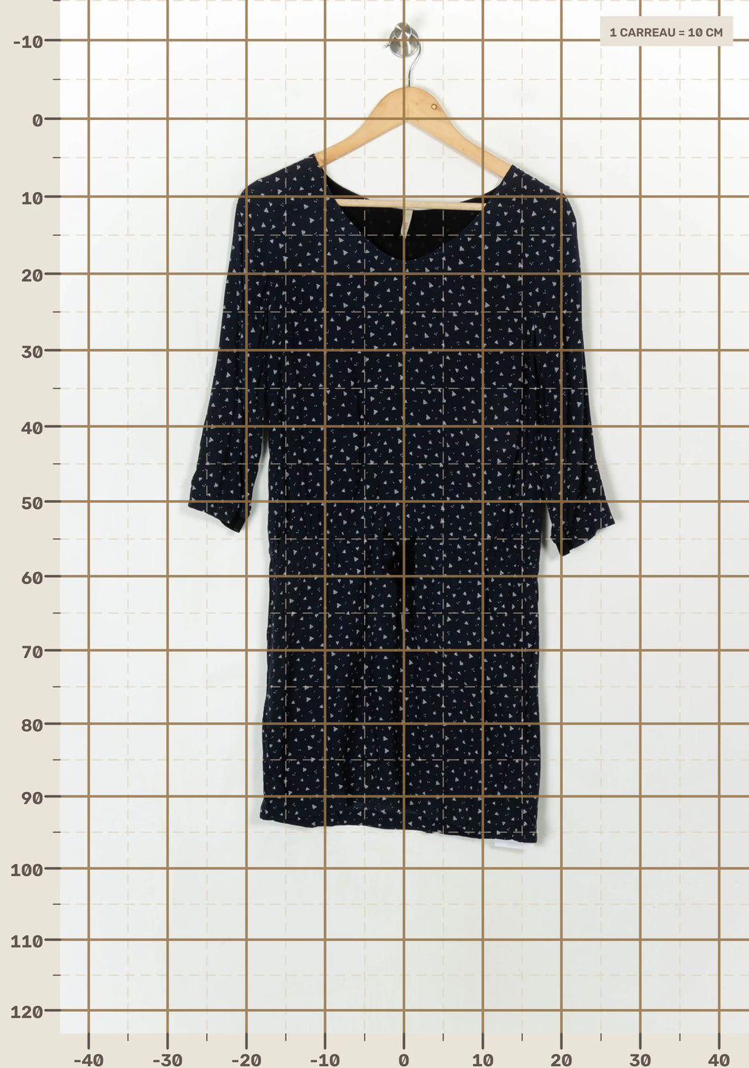 Robe Courte Bleue - Taille M/38 de la marque I.Code | PARAD122476 - Vendu par Paradigme - Image 4