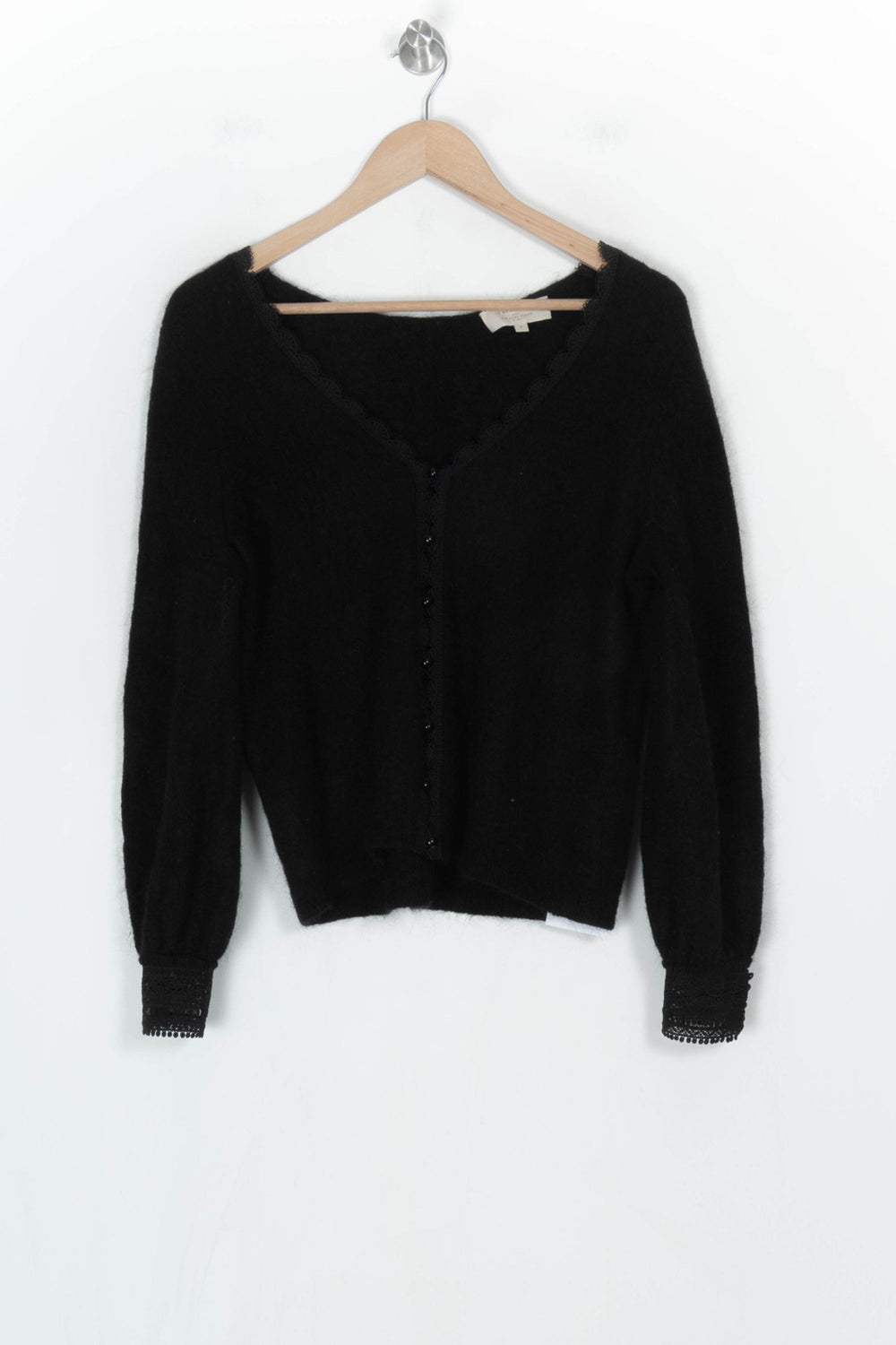 Gilet Noir - Taille S/36 de la marque Sézane | PARAD122480 - Vendu par Paradigme - Image 2