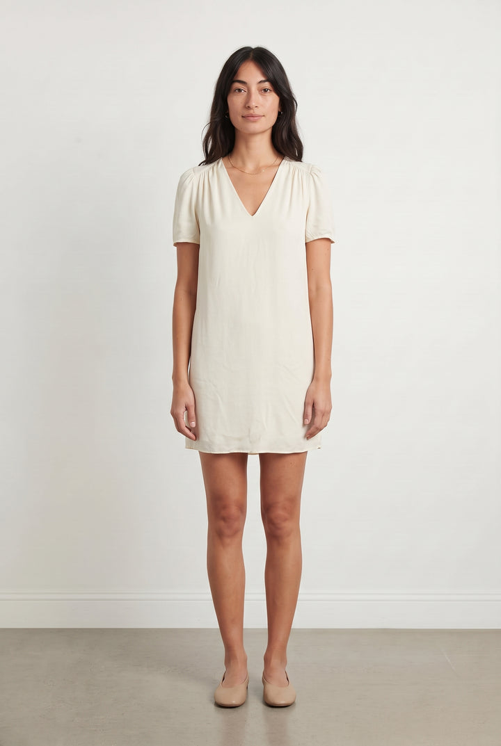 Robe Courte Beige - Taille S/36 de la marque ZAPA | PARAD122486 - Vendu par Paradigme - Image 1