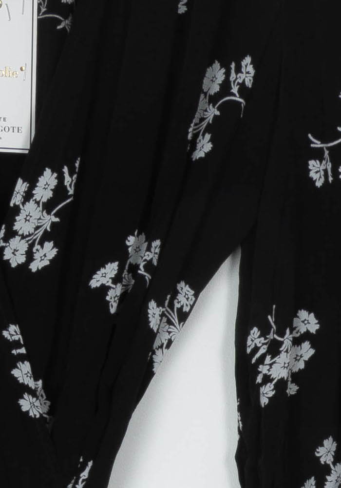 Robe Longue Noire et Blanche - Taille M/38 de la marque Petite Mendigote | PARAD122489 - Vendu par Paradigme - Image 3