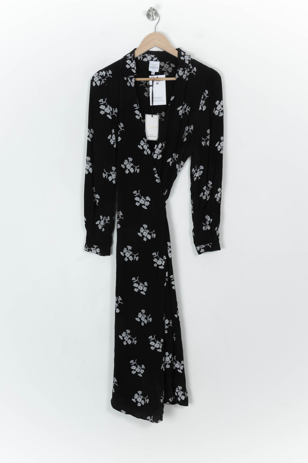 Robe Longue Noire et Blanche - Taille M/38 de la marque Petite Mendigote | PARAD122489 - Vendu par Paradigme - Image 2