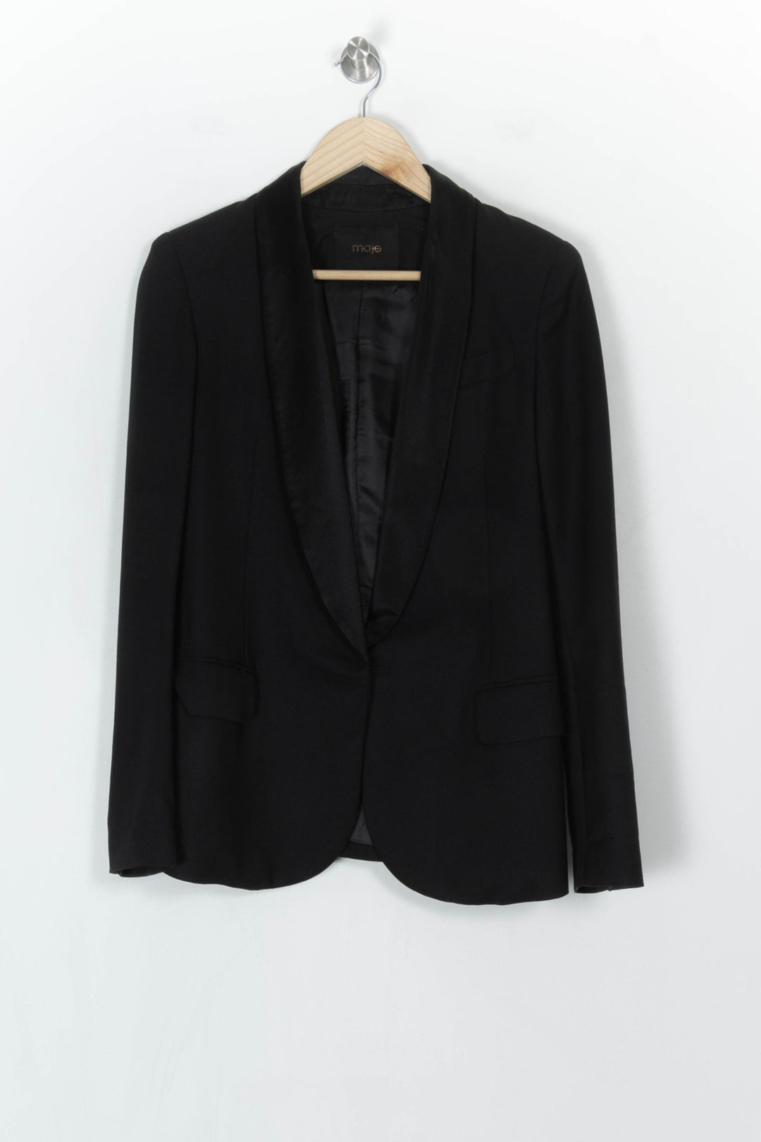 Veste Tailleur Noire - Taille S/36 de la marque Maje | PARAD122490 - Vendu par Paradigme - Image 2