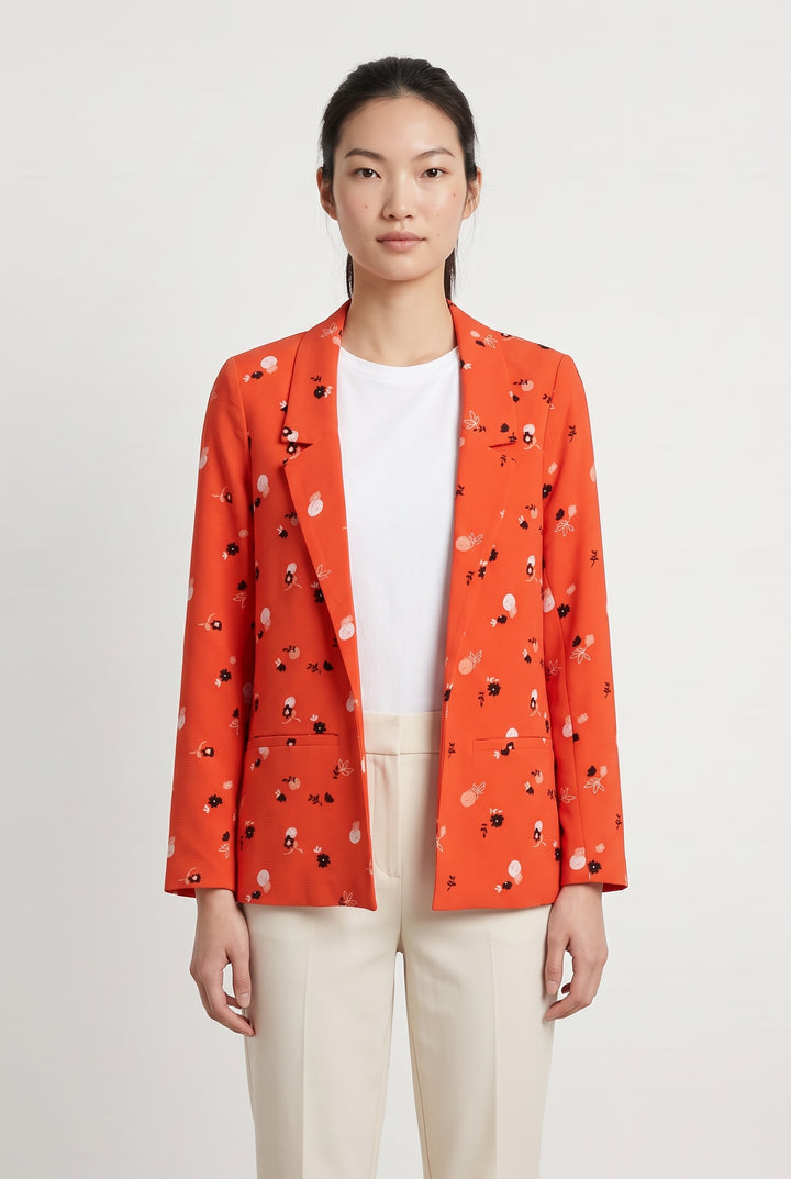 Blazer Orange et Noir - Taille M/38 de la marque I.Code | PARAD122496 - Vendu par Paradigme - Image 1